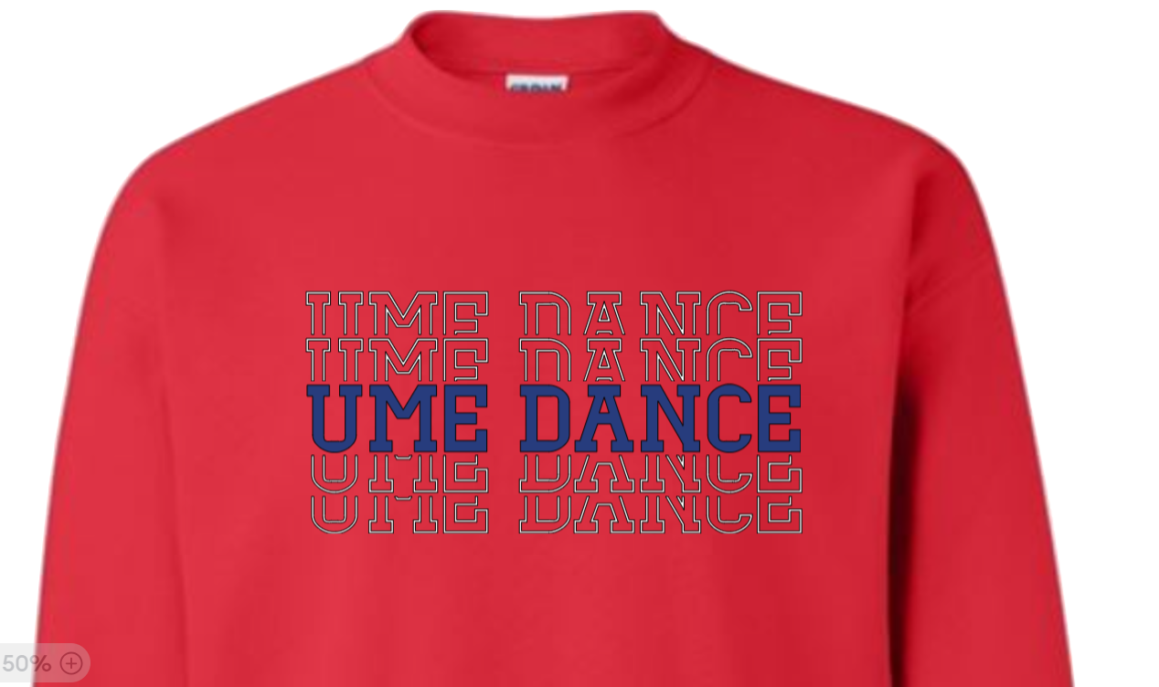 UME Dance Stacked Letters Tee UME Dance Stacked Letters Tee