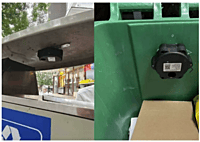 Dingtek Smart Waste Bin Sensor DF703