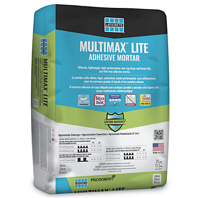 LATICRETE - MULTIMAX LITE WHITE 25LB LATICRETE - MULTIMAX LITE WHITE 25LB