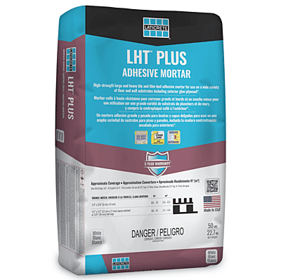 LATICRETE - LHT PLUS WHITE 50LB LATICRETE - LHT PLUS WHITE 50LB