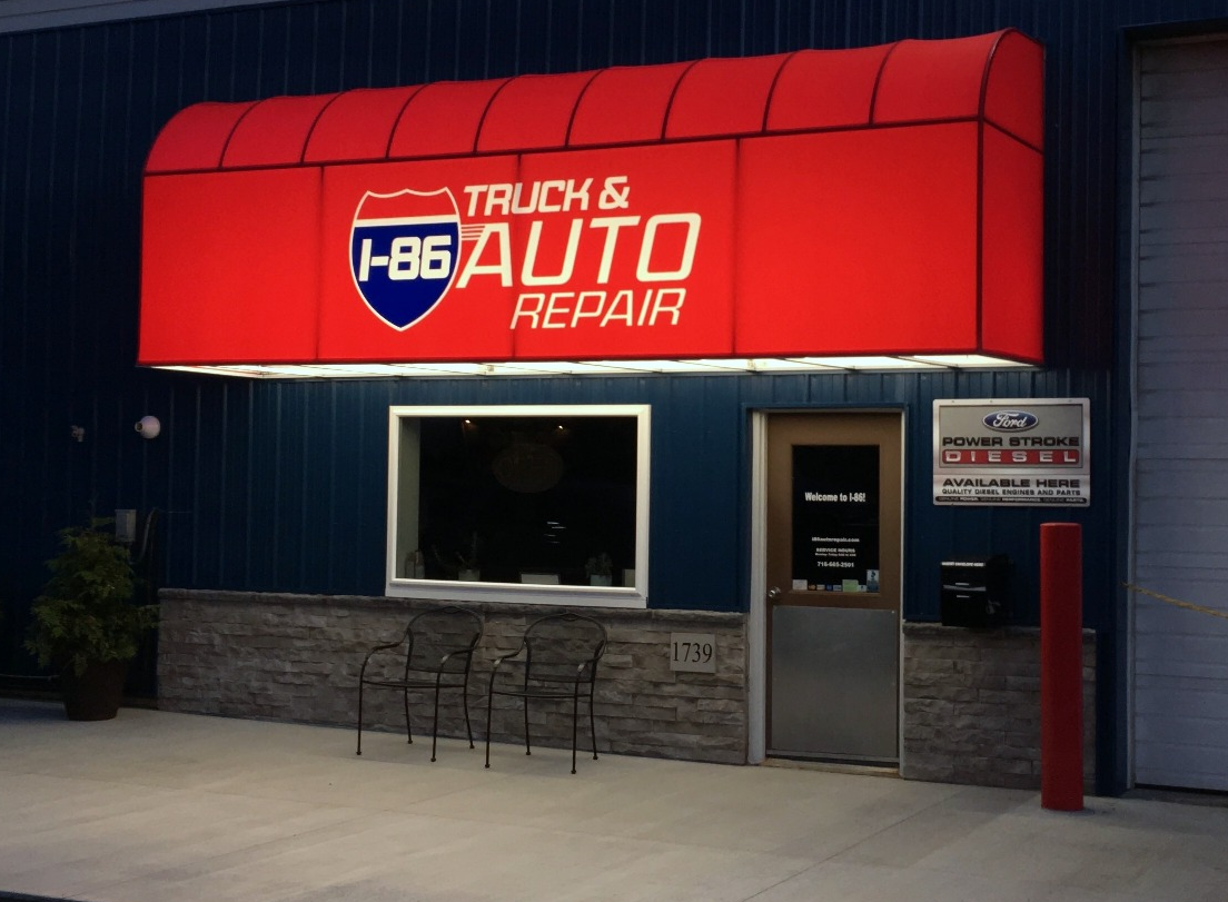 Backlit Awnings by MG Sign – Stand Out Day & Night