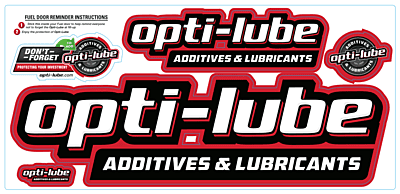 Opti-Lube Sticker Sheet