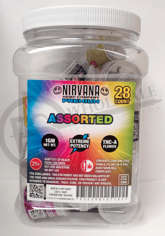 NIRVANA THC-A 1 GM FLOWER 28CT