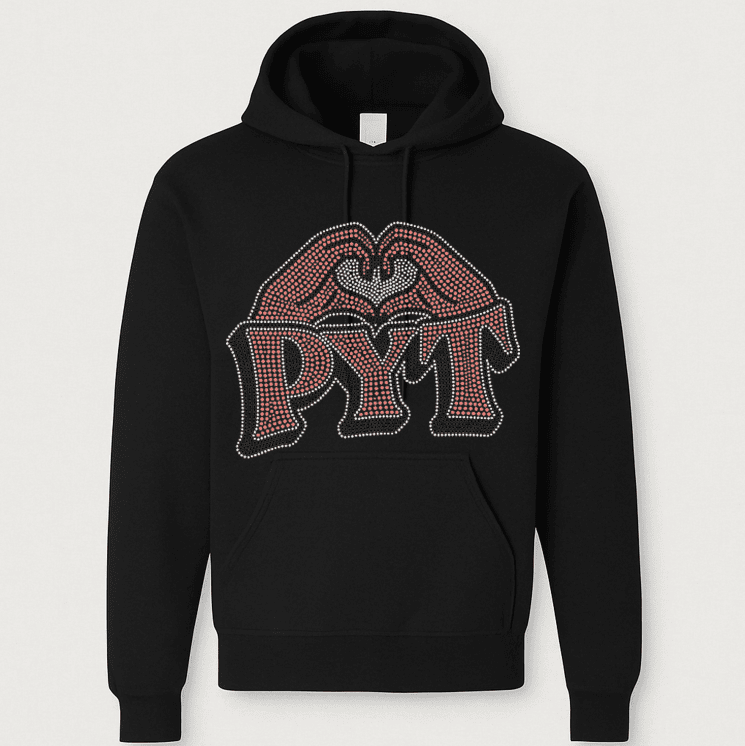 PYT Rhinestone Hoodie