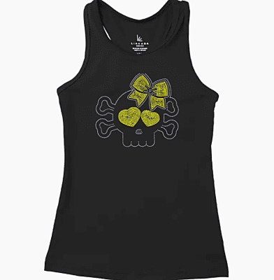 Cheer Skull Fitted Tank