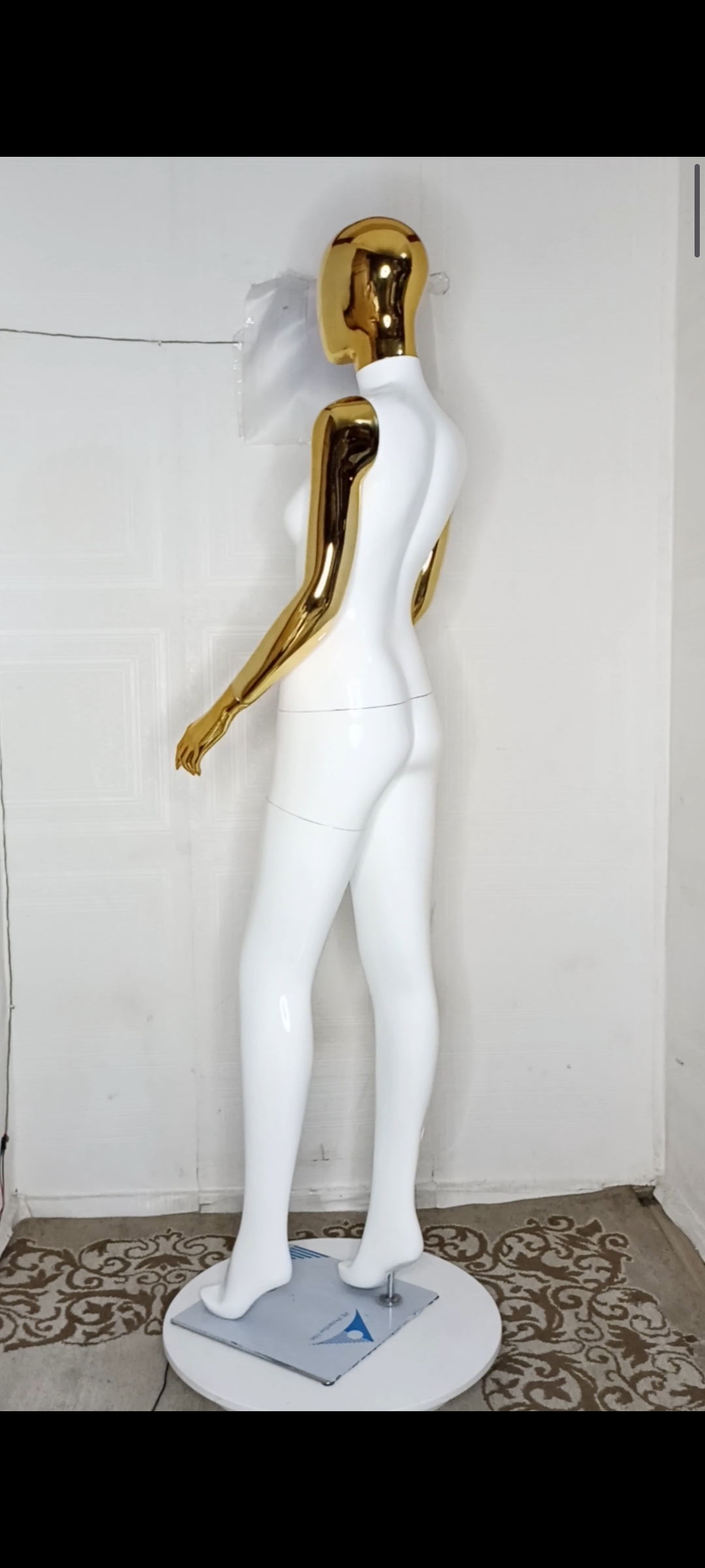 Tall Female Mannequin-2 tones Colour-Full Fibreglass Size 8 Tall Female Mannequin-2 tones Colour-Full Fibreglass Size 8