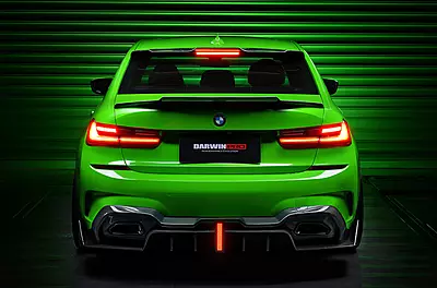 BMW 3 Series G20/G28/G80 Carbon Fiber Trunk Spoiler | BKSS Style (2019–2024)