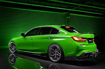 BMW 3 Series G20/G28/G80 Carbon Fiber Trunk Spoiler | BKSS Style (2019–2024)