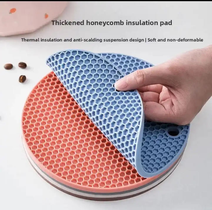HEAT RESISTANT SILICONE POT MAT POT REST TABLE MAT HEAT RESISTANT SILICONE POT MAT POT REST TABLE MAT