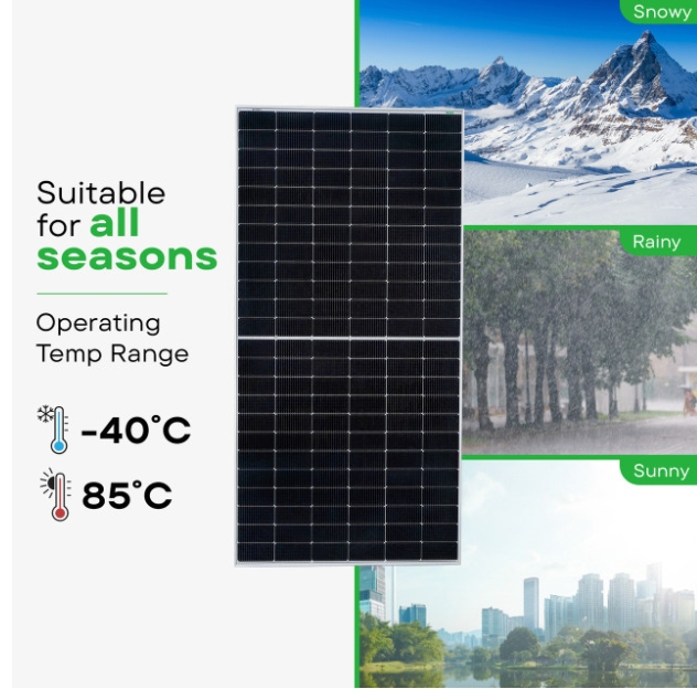 WAAREE 705Wp 144Cells 24 Volts N-Type Framed Dual Glass Bifacial NDCR (Pack of 2)
