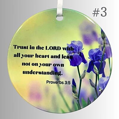 Scriptures - 3 inch Ceramic Orrnament