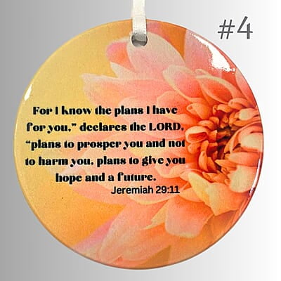Scriptures - 3 inch Ceramic Orrnament