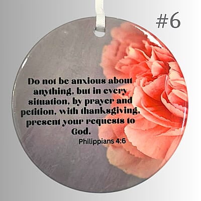 Scriptures - 3 inch Ceramic Orrnament