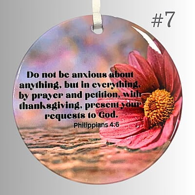Scriptures - 3 inch Ceramic Orrnament