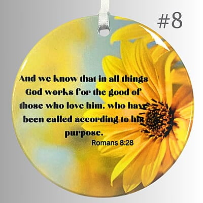Scriptures - 3 inch Ceramic Orrnament
