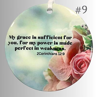 Scriptures - 3 inch Ceramic Orrnament