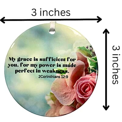 Scriptures - 3 inch Ceramic Orrnament