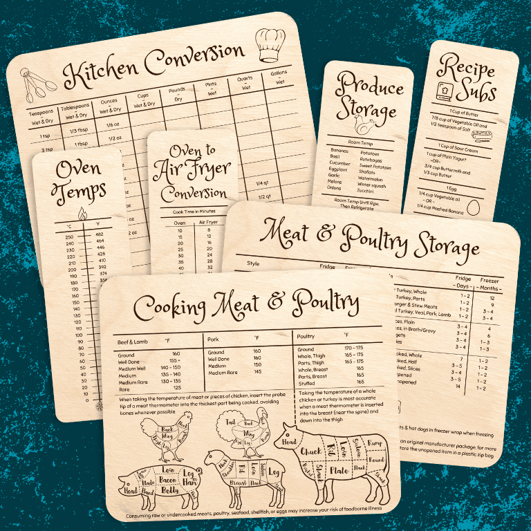 Chef's Essentials Board Set, 7 Pc