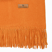 Shawl Orange Plain