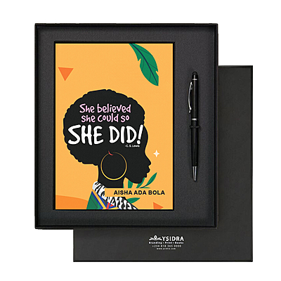 She belived she could do it | Premium Motivational Notebook She belived she could do it | Premium Motivational Notebook