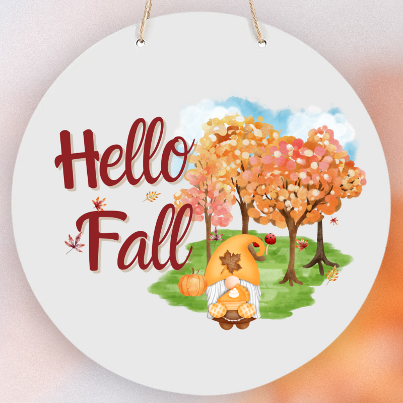 Autumn Door Sign