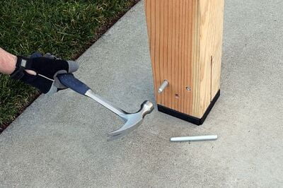 Simpson Strong-Tie Concealed Post Base Simpson Strong-Tie Concealed Post Base