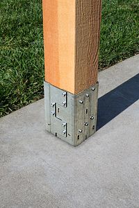 Simpson Strong-Tie Moment Post Base W/SDS Simpson Strong-Tie Moment Post Base W/SDS