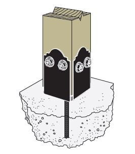 Simpson Strong-Tie Ornamental Post Base Simpson Strong-Tie Ornamental Post Base