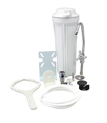 Single under counter unit with GAC filter