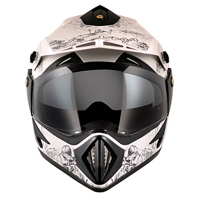 VEGA OFFROAD D/V SKETCH WHITE SILVER (L)