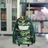 Smiggle Best Budz Trolley Backpack With Light Up Wheels - Green Smiggle Best Budz Trolley Backpack With Light Up Wheels - Green