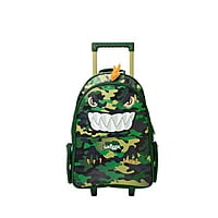Smiggle Best Budz Trolley Backpack With Light Up Wheels - Green Smiggle Best Budz Trolley Backpack With Light Up Wheels - Green