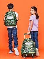 Smiggle Best Budz Trolley Backpack With Light Up Wheels - Green Smiggle Best Budz Trolley Backpack With Light Up Wheels - Green