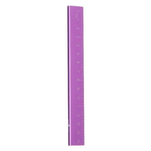 Smiggle Metallic Ruler 15cm - Purple Smiggle Metallic Ruler 15cm - Purple