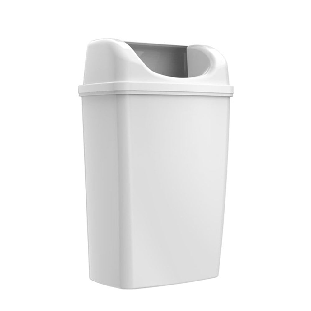Solo Plastic White 25L Wall Mounted Bin Solo Plastic White 25L Wall Mounted Bin