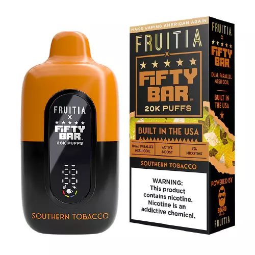 Fruitia X Fifty Bar Built in USA 20k puffs 5ct - Southern Tobacco