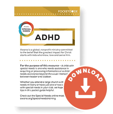 Special Needs Pocket Guide: ADHD (Download) Special Needs Pocket Guide: ADHD (Download)