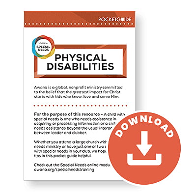 Special Needs Pocket Guide: Physical Disabilities (Download)
