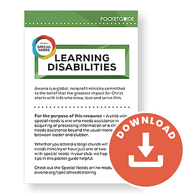 Special Needs Pocket Guides: Learning Disabilities (Download)