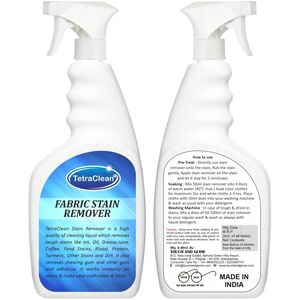 TetraClean Fabric Stain Remover with Advanced Formula for Clean & Spotless Clothes Stain Remover (500ml) TetraClean Fabric Stain Remover with Advanced Formula for Clean & Spotless Clothes Stain Remover (500ml)