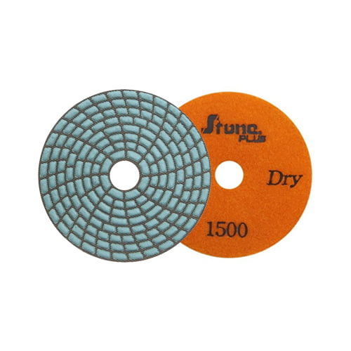 Stone Plus Dry Polishing Pad - 4", 1500 grit Stone Plus Dry Polishing Pad - 4", 1500 grit