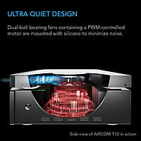 AIRCOM S10, RECEIVER AND AV COMPONENT COOLING BLOWER SYSTEM, FRONT EXHAUST 17" AIRCOM S10, RECEIVER AND AV COMPONENT COOLING BLOWER SYSTEM, FRONT EXHAUST 17"