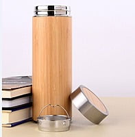 Stylish & Durable Bamboo Flask