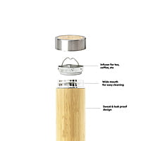 Stylish & Durable Bamboo Flask