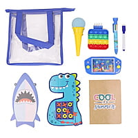 Summer Travel Game Set - Blue Summer Travel Game Set - Blue