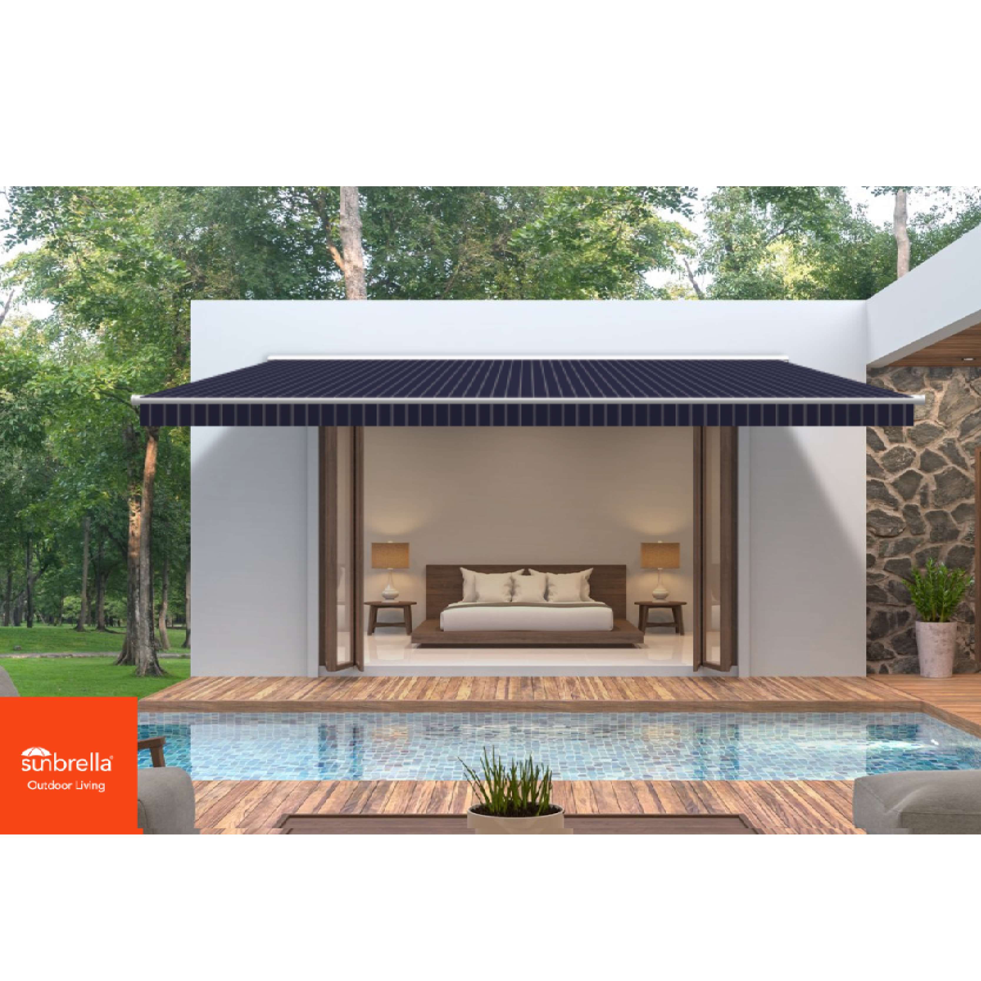 Cooper Navy Sunbrella Shade SKU 4987-0000