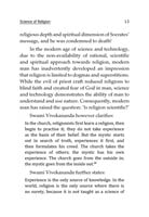 Swami Vivekananda - Modern Science and Human Excellence Swami Vivekananda - Modern Science and Human Excellence