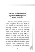 Swami Vivekananda’s Spiritual Daughter - Sister Nivedita Swami Vivekananda’s Spiritual Daughter - Sister Nivedita