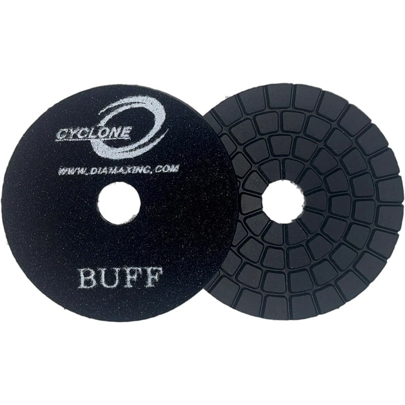 Cyclone Wet Pad S Series - 4", Black Buff Cyclone Wet Pad S Series - 4", Black Buff