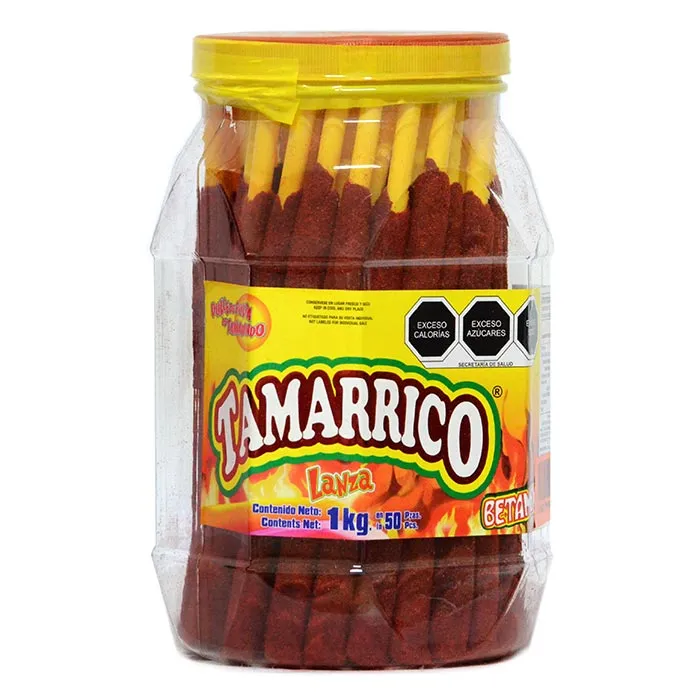 TAMARRICO BANDERILLA DE TAMARINDO CON CHILE 1 KG